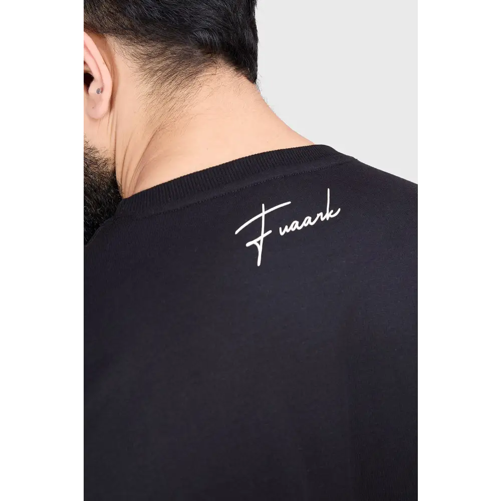 Hustle Oversized T-shirt Black - Tshirts