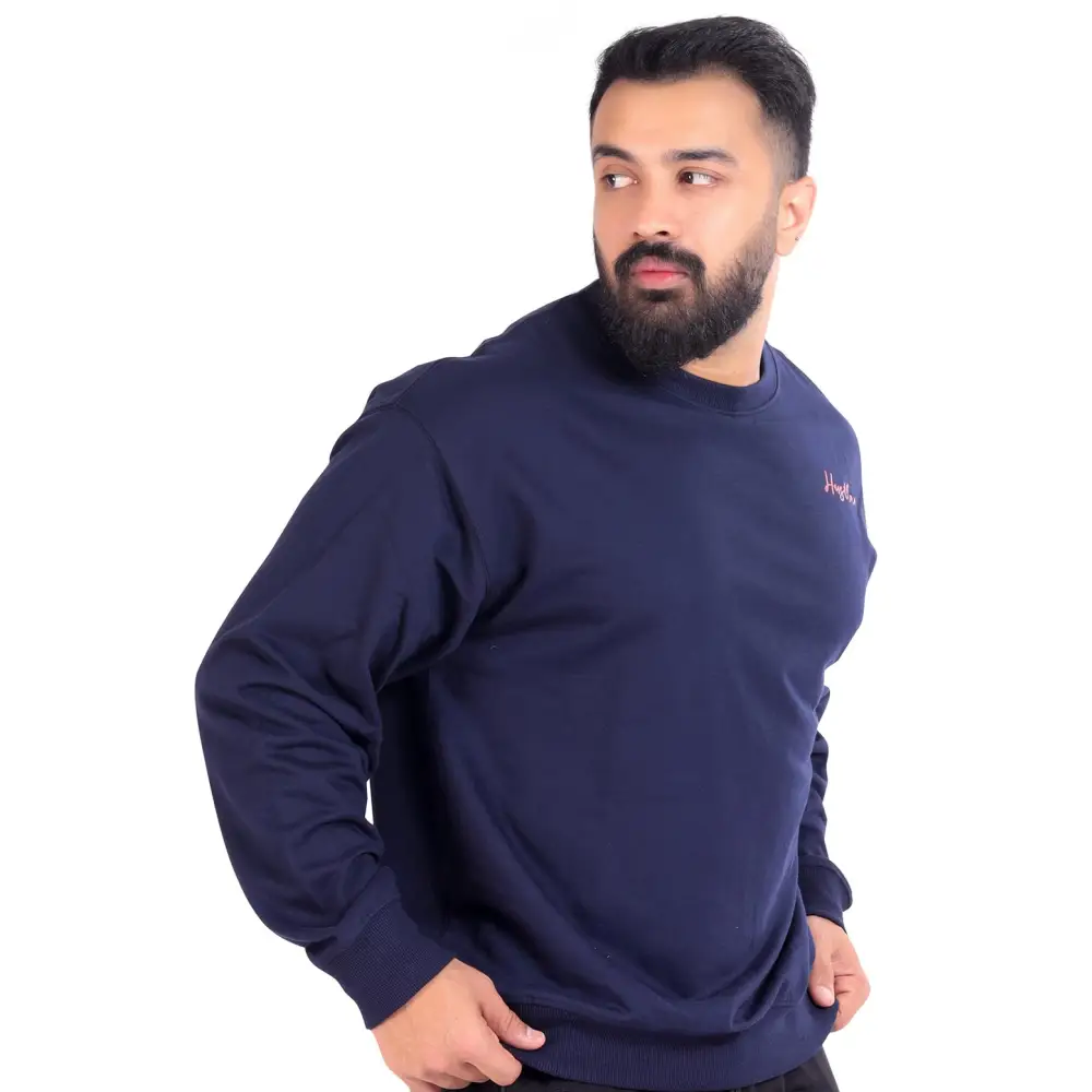 Hustler Oversized Sweatshirt Navy