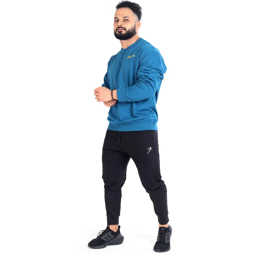Hustler Oversized Sweatshirt Teal