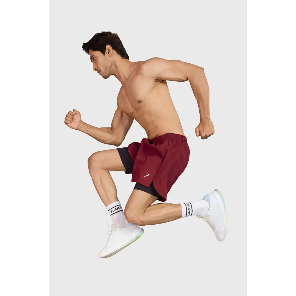 Hyper 5’’ Running Shorts Maroon - Shorts