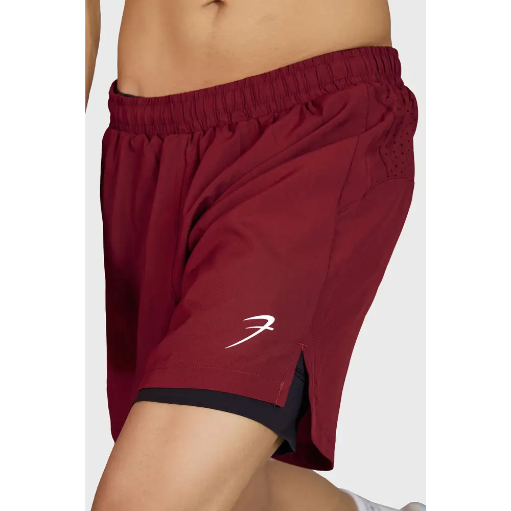 Hyper 5’’ Running Shorts Maroon - Shorts