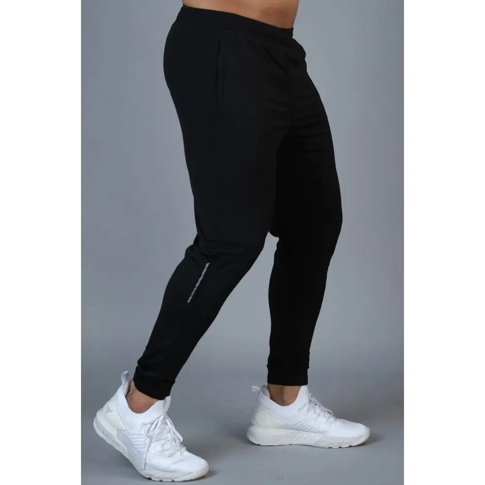 Identity Nylon Joggers Black - Joggers