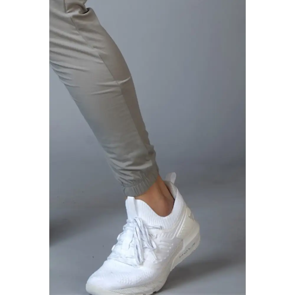 Identity Nylon Joggers Light Grey - Joggers