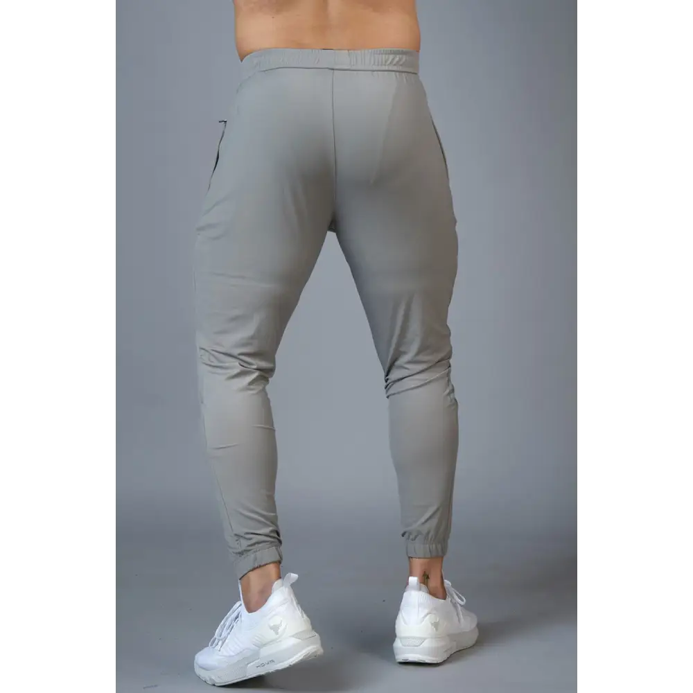 Identity Nylon Joggers Light Grey - Joggers