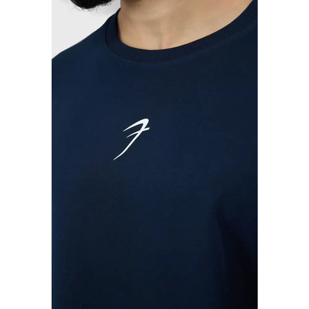 Ignite Oversized T-shirt Navy - Tshirts