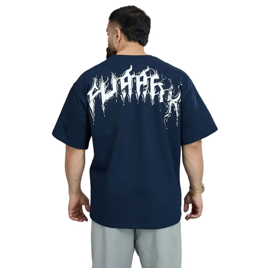 Ignite Oversized T-shirt Navy - Tshirts