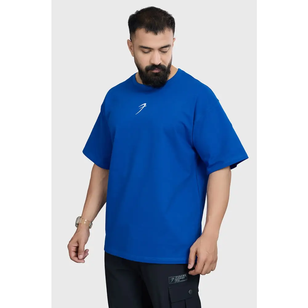 Ignite Oversized T-shirt Royal Blue - Tshirts