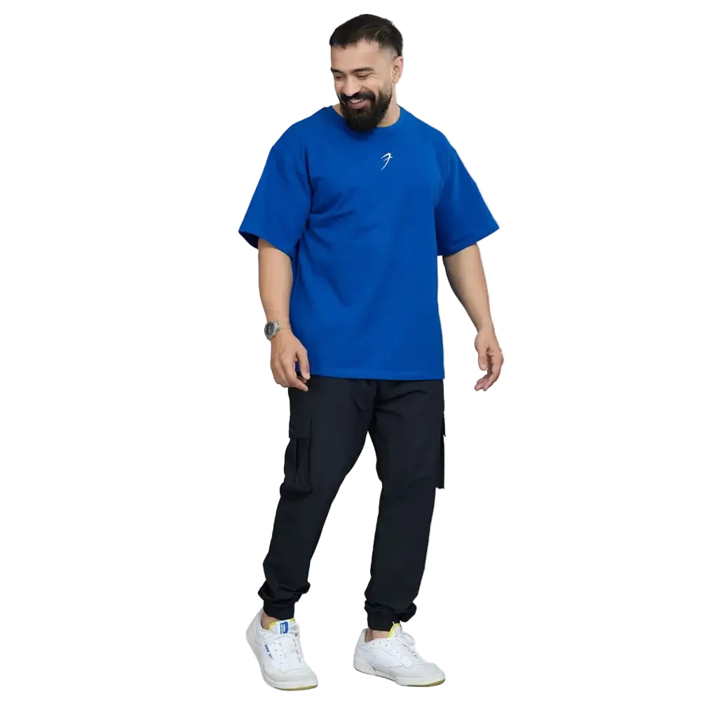 Ignite Oversized T-shirt Royal Blue - Tshirts
