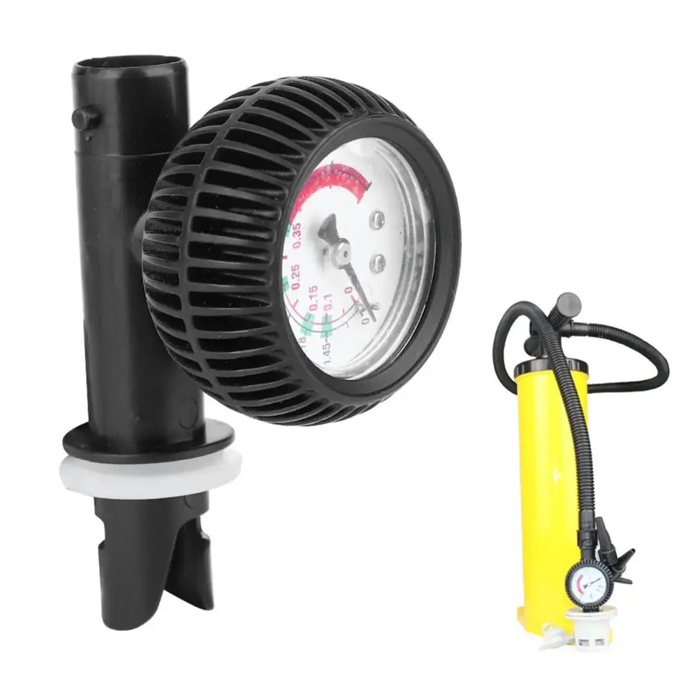 Inflatable Boat Air Pressure Gauge - Air Pressure Gauge / Black - SS
