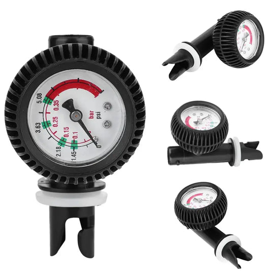 Inflatable Boat Air Pressure Gauge - Air Pressure Gauge / Black - SS
