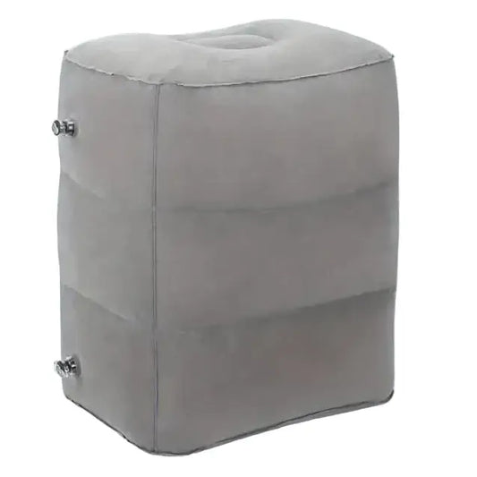 Inflatable Travel Footrest Pillow (Navy Blue & Grey) - SS