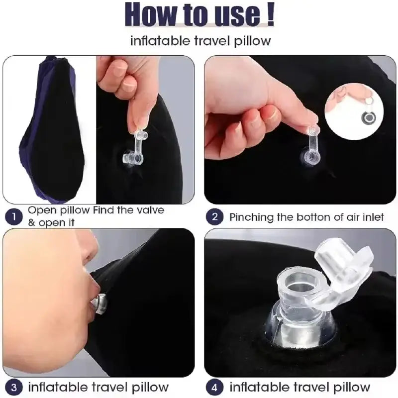Inflatable Wedge Support Travel Pillow - SS