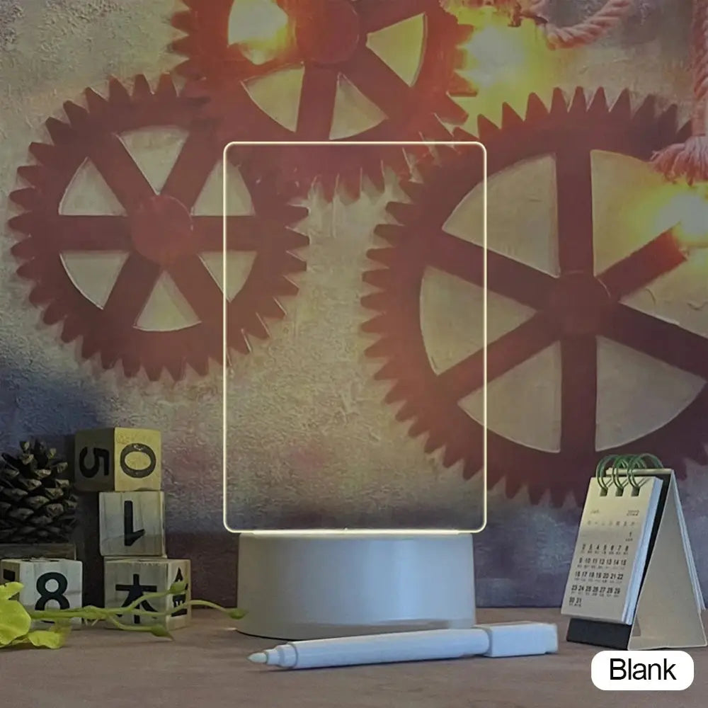 Innovative Creative LED Message Board Night Light - Blank