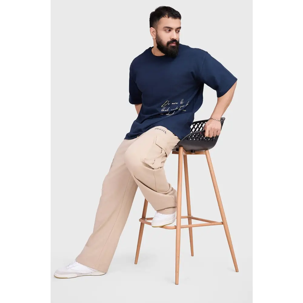 Inspiration Oversized T-shirt Navy - Tshirts