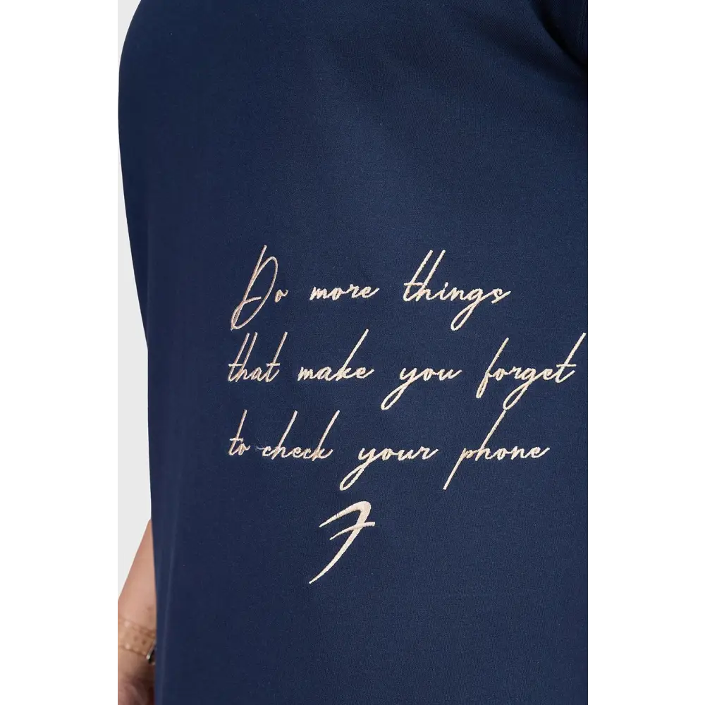 Inspiration Oversized T-shirt Navy - Tshirts
