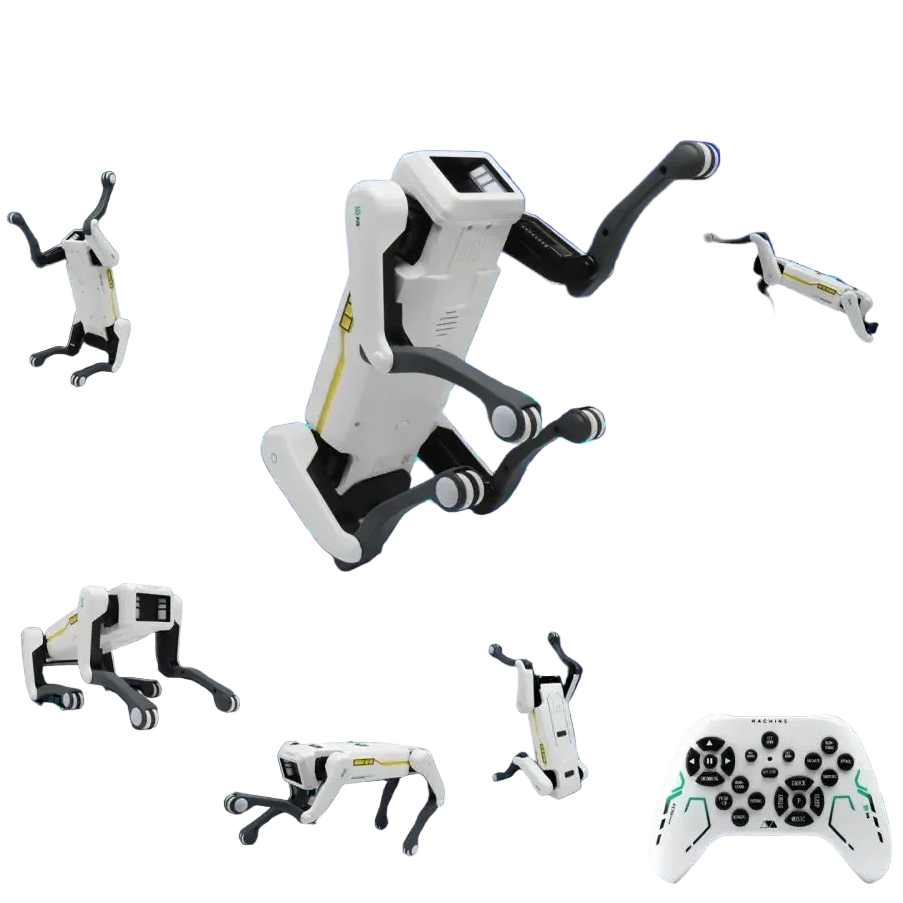 Intelligent AI RC Robot Dog Voice Dialogue APP Remote Control Programming Singing Dancing Machine Dog Kids Toys