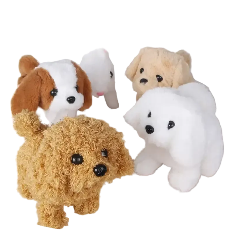 Interactive Electric Plush Corgi Dog Toy for Kids Adorable Tail Wagging Ass Shaking Robot Gift for Children’s Playtime