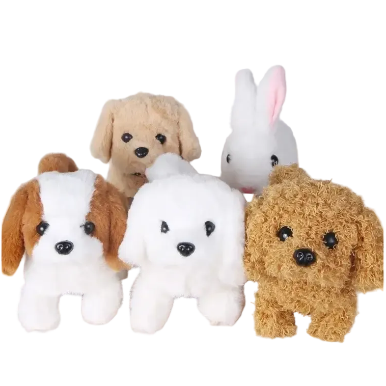Interactive Electric Plush Corgi Dog Toy for Kids Adorable Tail Wagging Ass Shaking Robot Gift for Children’s Playtime