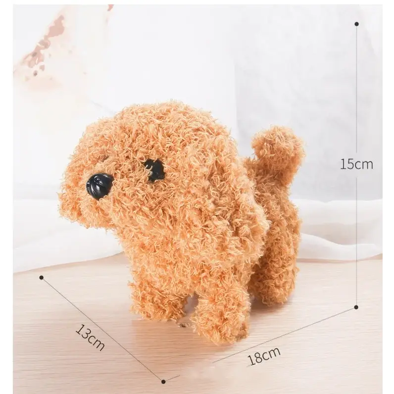 Interactive Electric Plush Corgi Dog Toy for Kids Adorable Tail Wagging Ass Shaking Robot Gift for Children’s Playtime