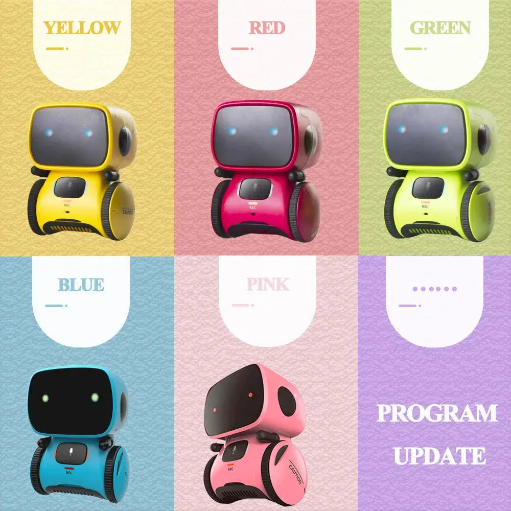 Interactive Voice-Controlled Smart Robot for Kids - Dance Play Music and Engage with Touch Commands - Perfect Birthday
