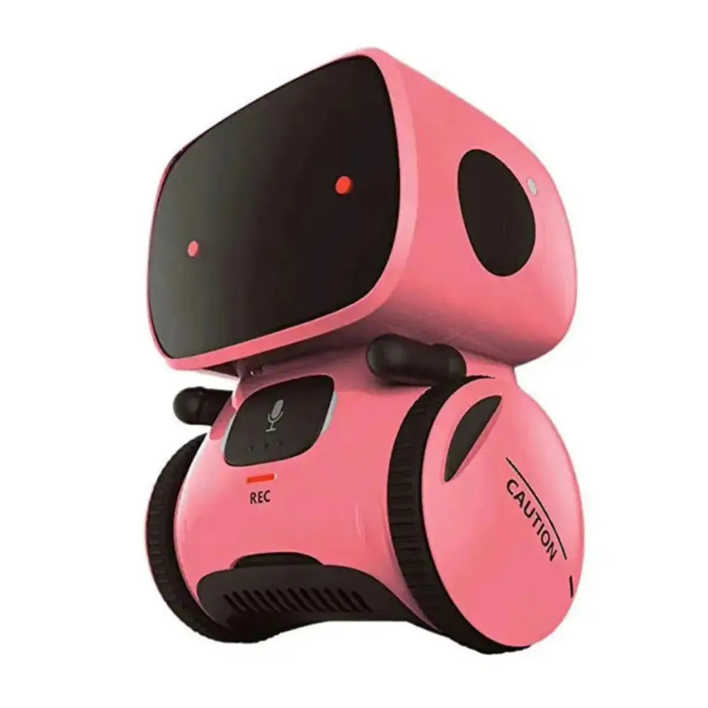 Interactive Voice-Controlled Smart Robot - Pink