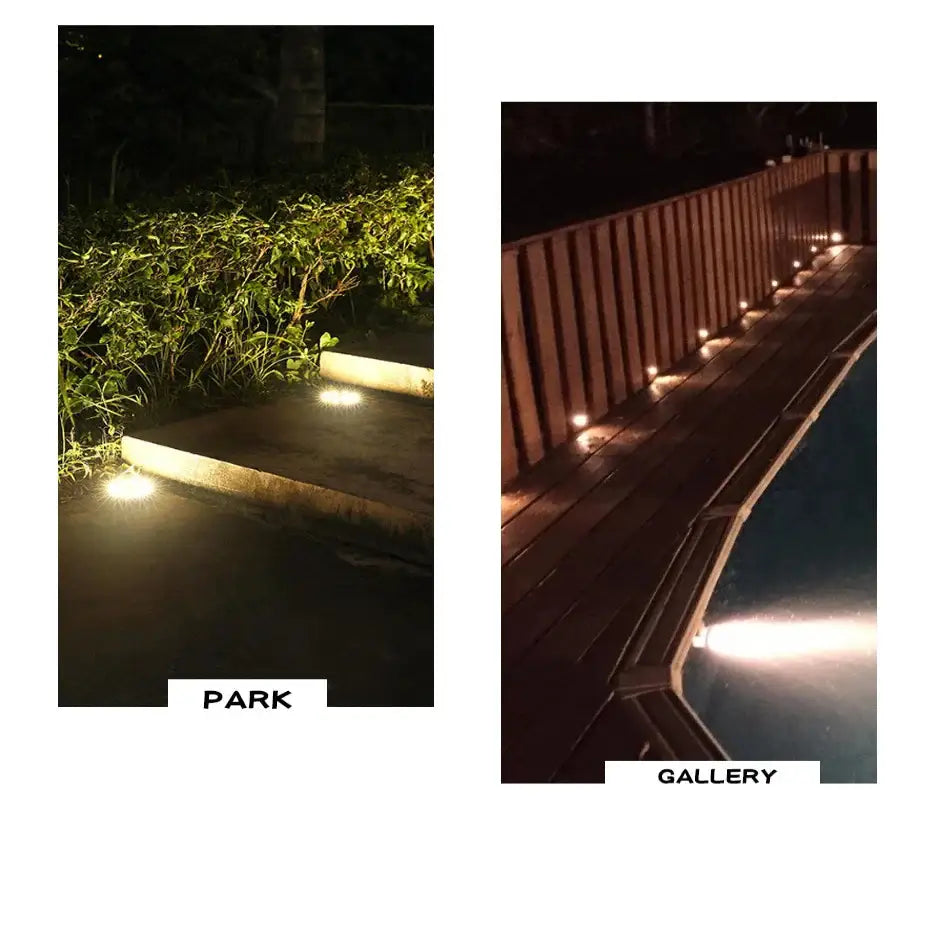 IP68 LED Underground Recessed Light 6–18W Waterproof for Garden & Stairs (various options available) - SS