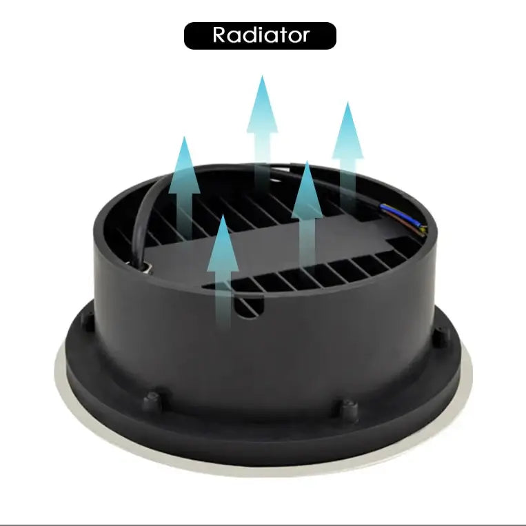 IP68 LED Underground Recessed Light 6–18W Waterproof for Garden & Stairs (various options available) - SS