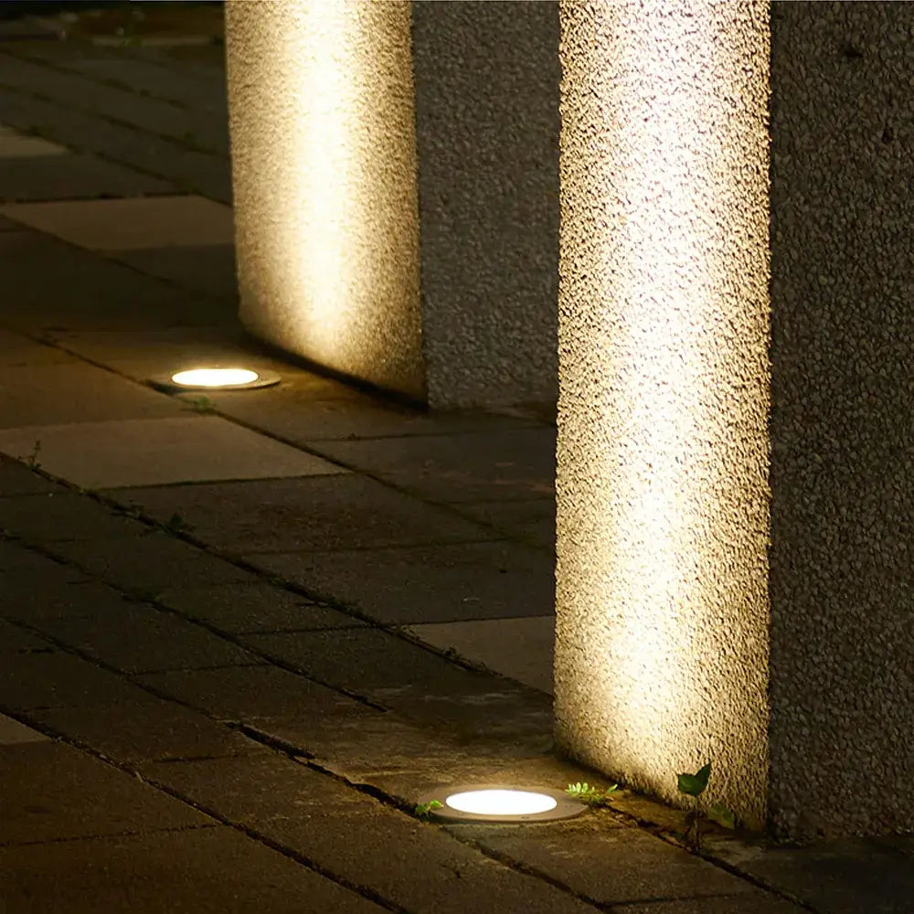 IP68 LED Underground Recessed Light 6–18W Waterproof for Garden & Stairs (various options available) - SS