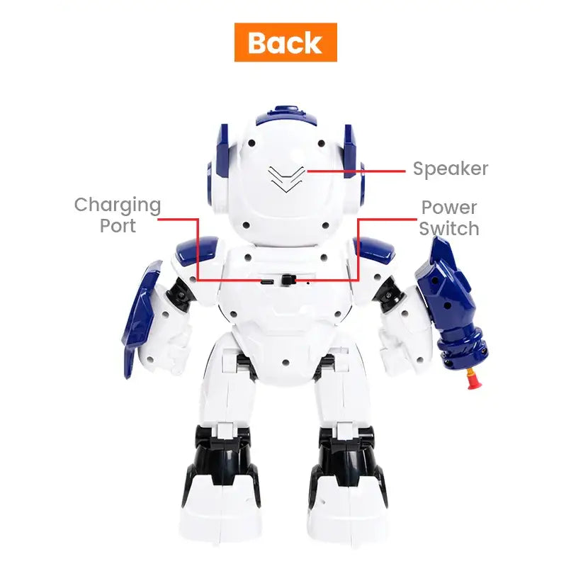 JHD For 2025 New JJRC R35 RC Robot Intelligent Programming Induction Interactive Remote Control Robot Electric Robot