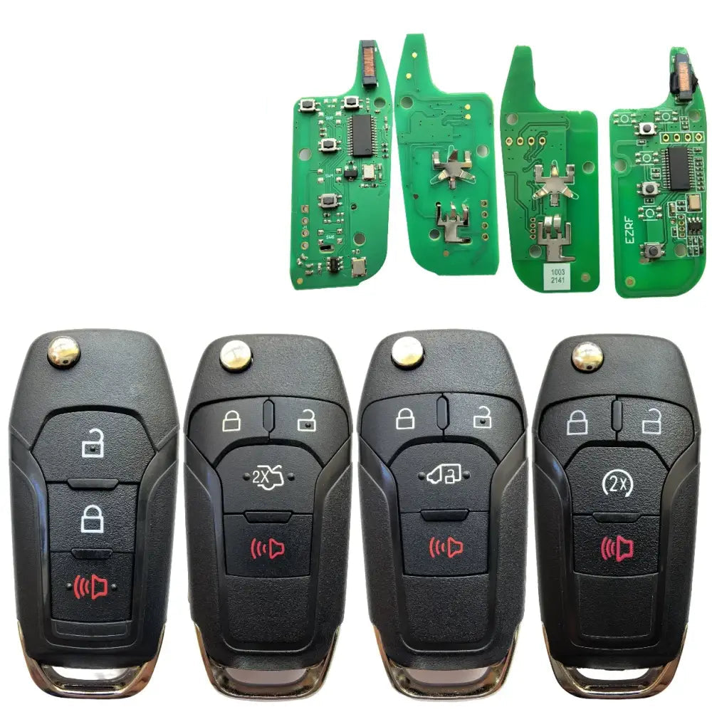 Jingxin 315MHZ N5F-A08TAA /902MHz N5F-A08TDA ID49 Chip Flip Car Remote Key For Ford Escort Transit Explorer Fusion