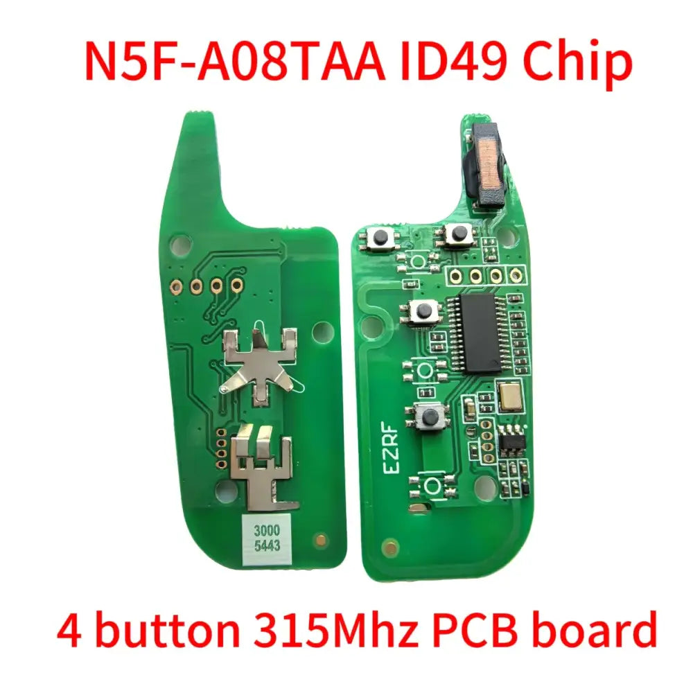 Jingxin 315MHZ N5F-A08TAA /902MHz N5F-A08TDA ID49 Chip Flip Car Remote Key For Ford Escort Transit Explorer Fusion