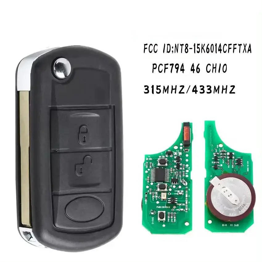 jingxin Rechargeable 315Mhz /433MHz ID46PCF7941chip Remote Control Car Key Fob For Range Rover Sport Land Discovery