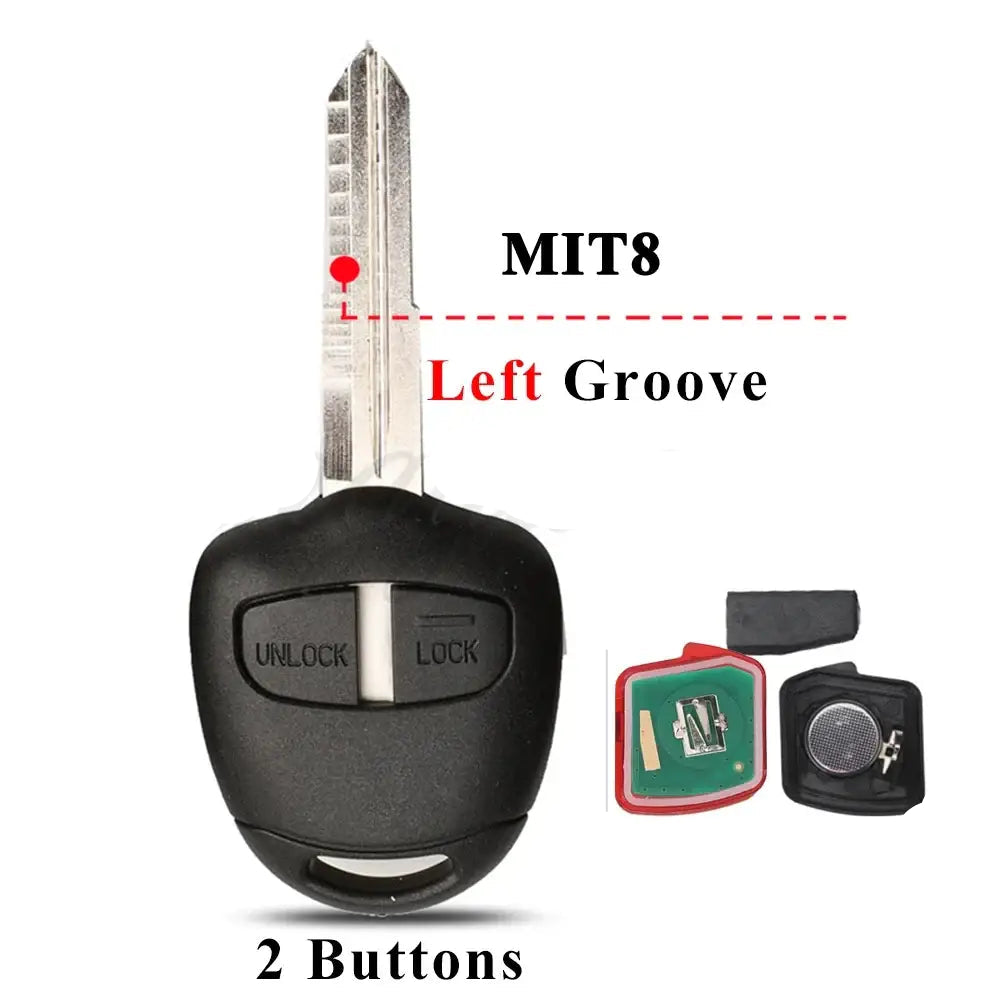 jingyuqin 433/313.8MHz Remote Car Key Fob for Mitsubishi ASX Lancer Х Outlander 2006-2014 G8D-576M-A ID46 Chip