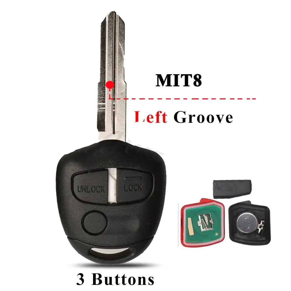 jingyuqin 433/313.8MHz Remote Car Key Fob for Mitsubishi ASX Lancer Х Outlander 2006-2014 G8D-576M-A ID46 Chip