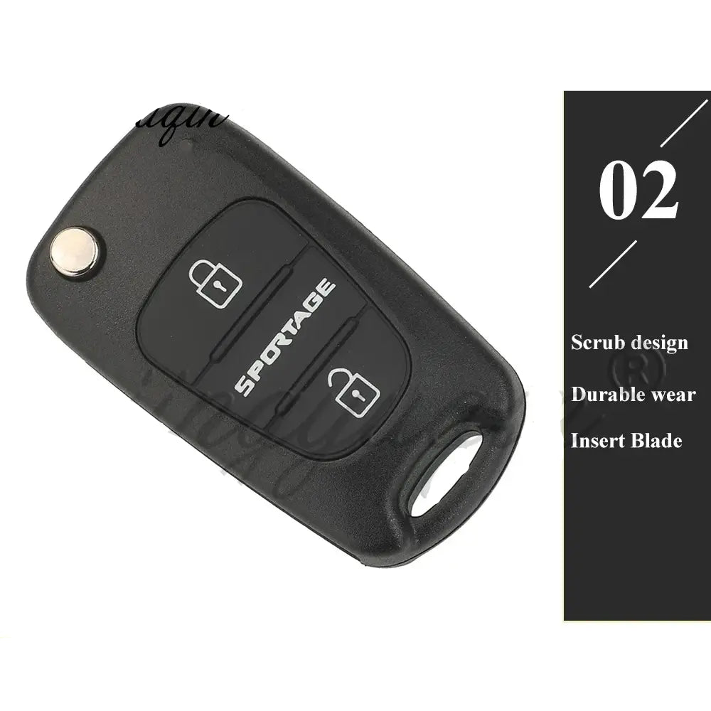 jingyuqin 433MHz FSK ID46 Chip for Kia Sportage 2010 2011 2012 2013 2014 Flip Remote Car Key Fob 95430-3U000 3W600