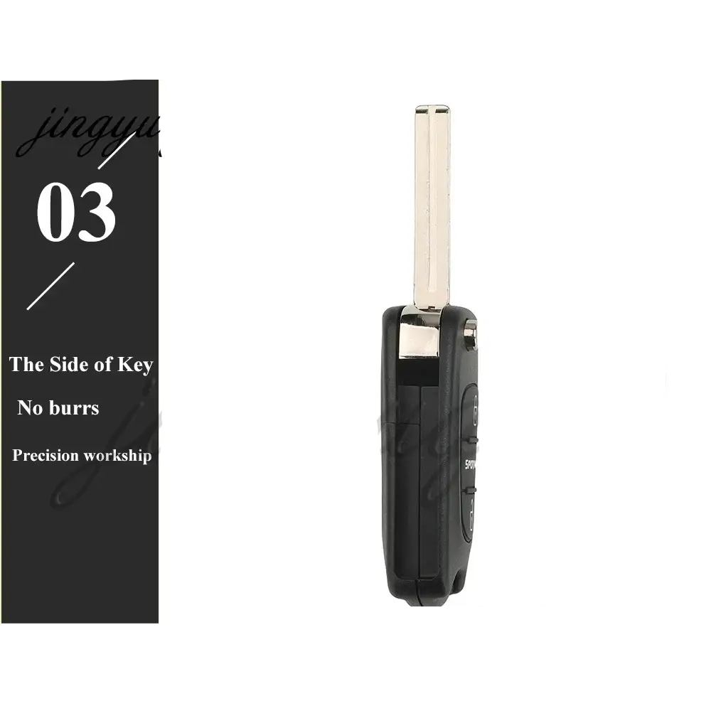 jingyuqin 433MHz FSK ID46 Chip for Kia Sportage 2010 2011 2012 2013 2014 Flip Remote Car Key Fob 95430-3U000 3W600