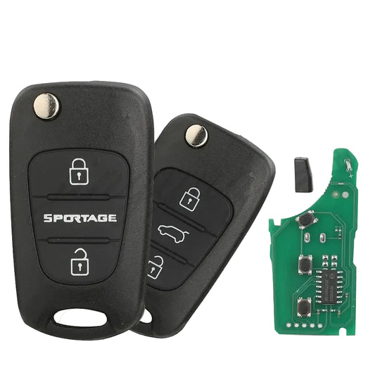 jingyuqin 433MHz FSK ID46 Chip for Kia Sportage 2010 2011 2012 2013 2014 Flip Remote Car Key Fob 95430-3U000 3W600
