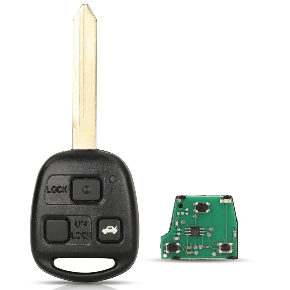 jingyuqin P/N: 89071-0D010 Ce0165 433MHz 4D67/ 4C Chip 2/3 Button Remote Key Fob for Toyota Corolla Yaris Avensis 1998+