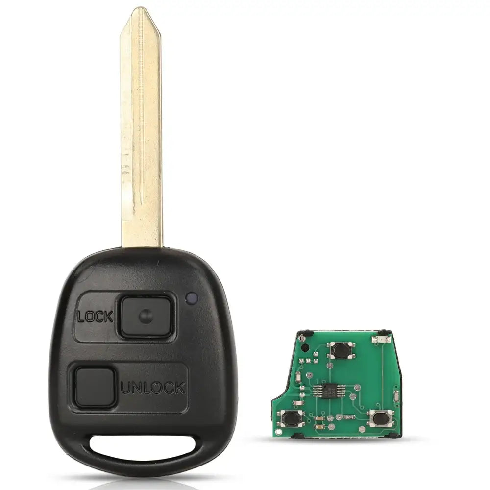 jingyuqin P/N: 89071-0D010 Ce0165 433MHz 4D67/ 4C Chip 2/3 Button Remote Key Fob for Toyota Corolla Yaris Avensis 1998+