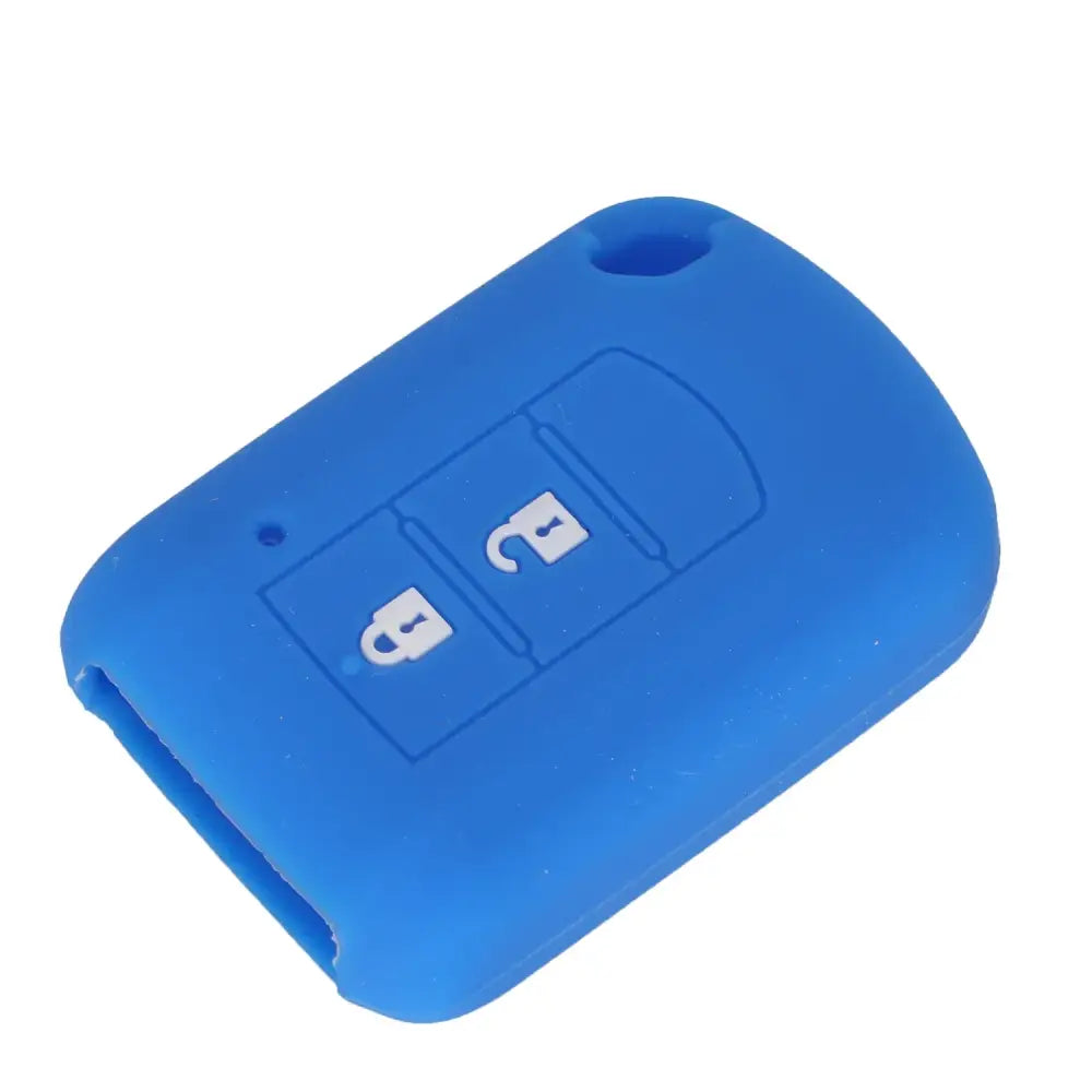 jingyuqin Silicone Rubber Car Key Cover Case For Mitsubishi ASX Outlander Lancer EX Galant Pajero 2016 2017 2Button Car
