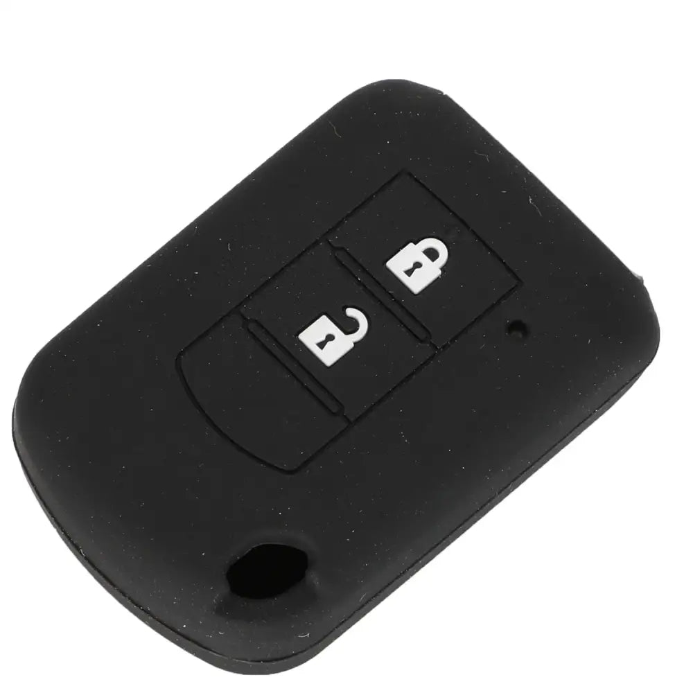 jingyuqin Silicone Rubber Car Key Cover Case For Mitsubishi ASX Outlander Lancer EX Galant Pajero 2016 2017 2Button Car