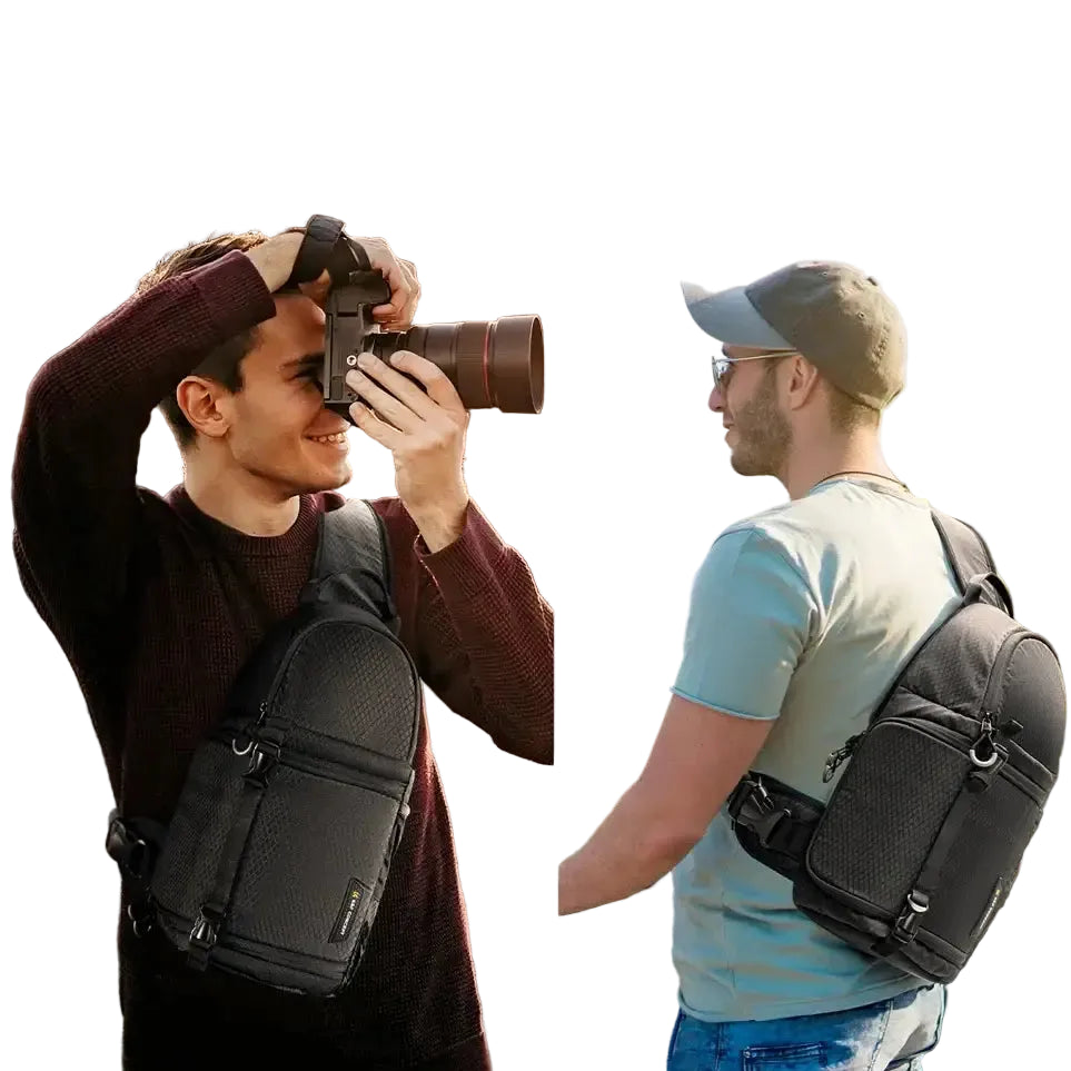 K&F CONCEPT Camera Bag Photography Backpack 10L Waterproof Camera Sling Backpack DSLR/SLR Camera Case For Sony DJI Fuji