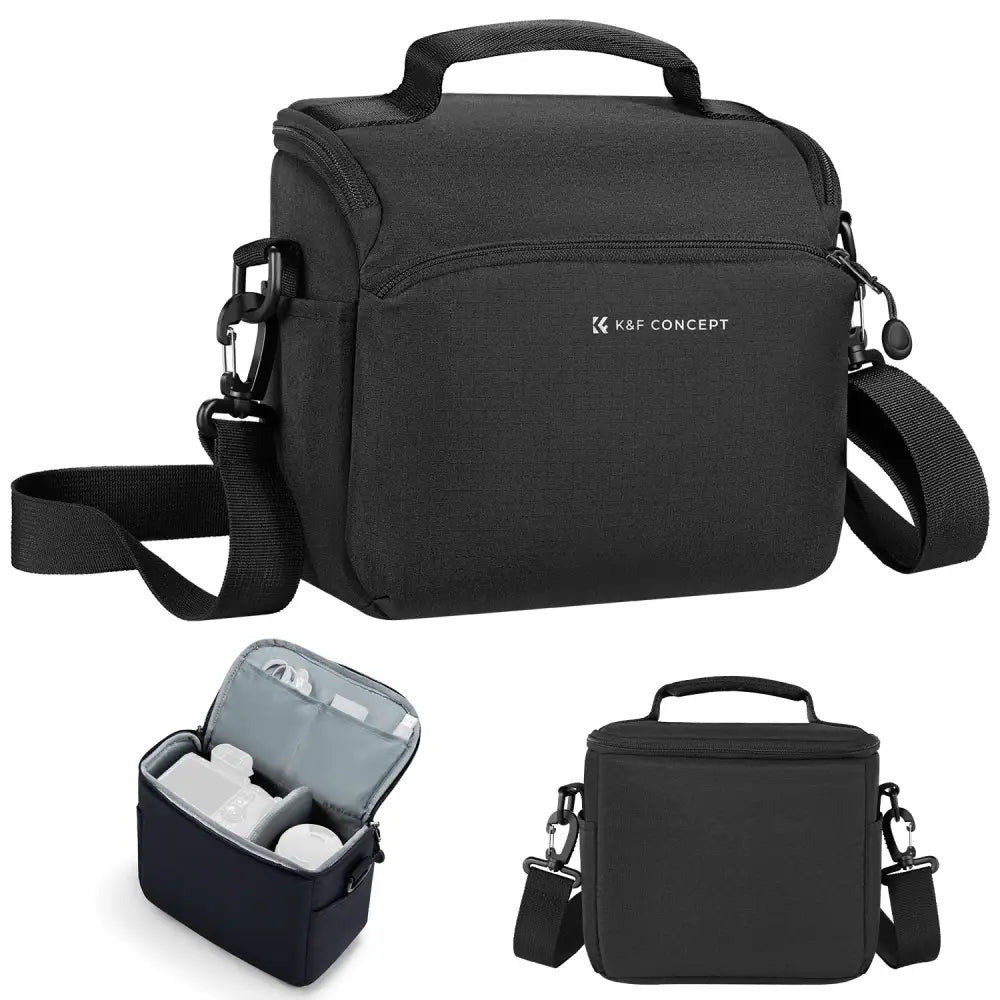 K&F CONCEPT Photography Outdoor Crossbody Camera Bag Waterproof Shoulder Backpack DSLR/SLR Camera Case For Instax Mini