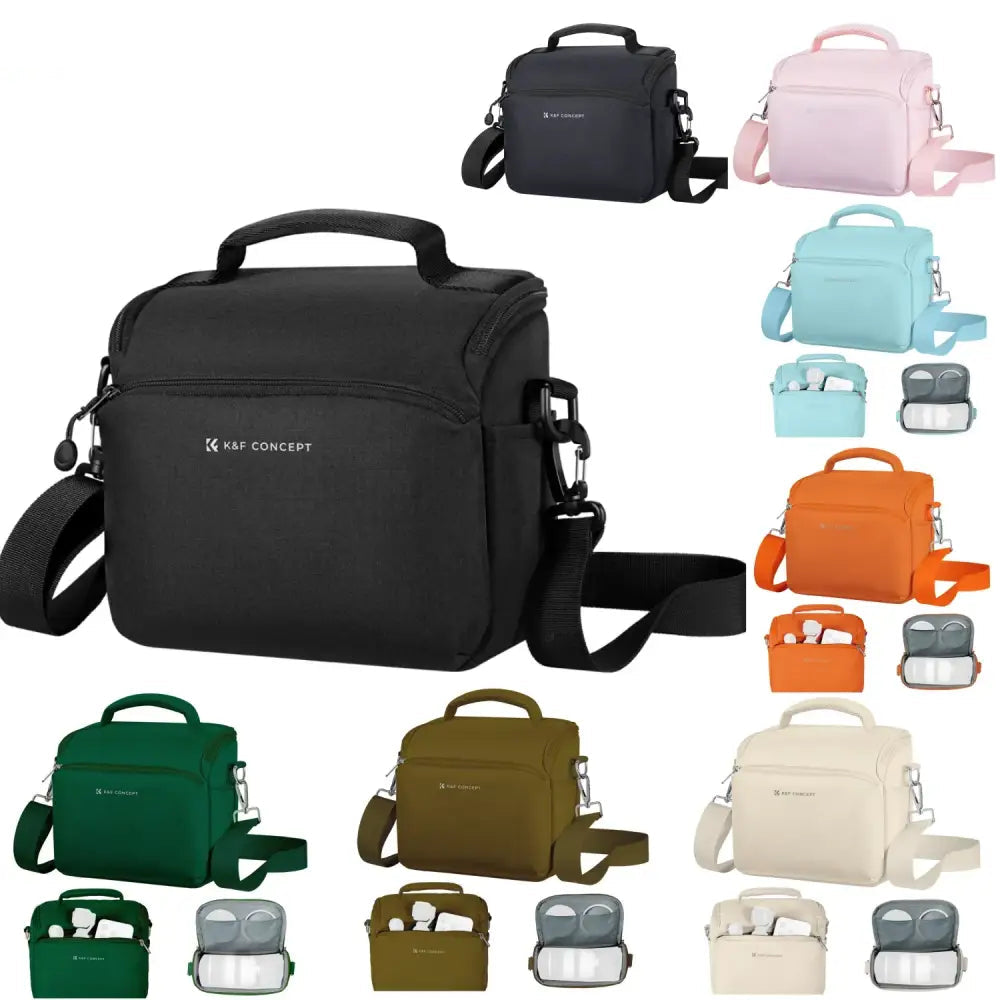 K&F CONCEPT Photography Outdoor Crossbody Camera Bag Waterproof Shoulder Backpack DSLR/SLR Camera Case For Instax Mini