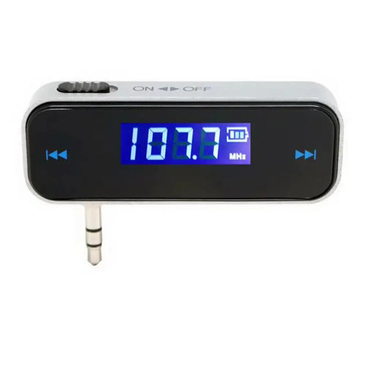 Kebidumei Wireless 3.5mm Audio FM Transmitter - Black