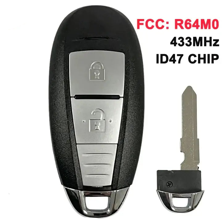 KEYECU For Suzuki Vitara 2016 2017 2018 2019+ R64M0 Remote Fob 434MHz CMIIT ID 2013DJ1464 Smart Key P/N: 37172-54P01