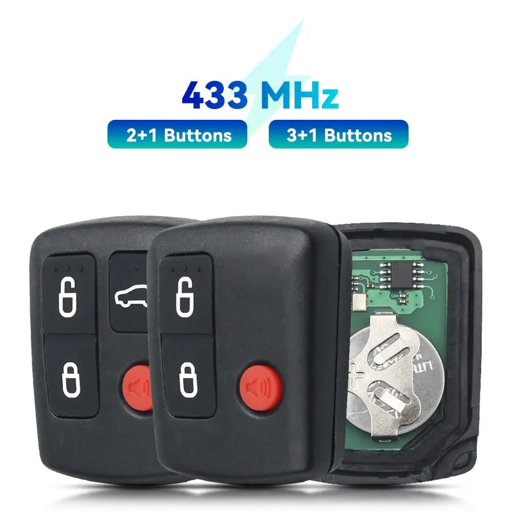 KEYYOU 433MHZ For Ford BA BF Falcon Sedan Wagon Keyless Car Remote 3 4 Buttons Keypad Replacement Car Key