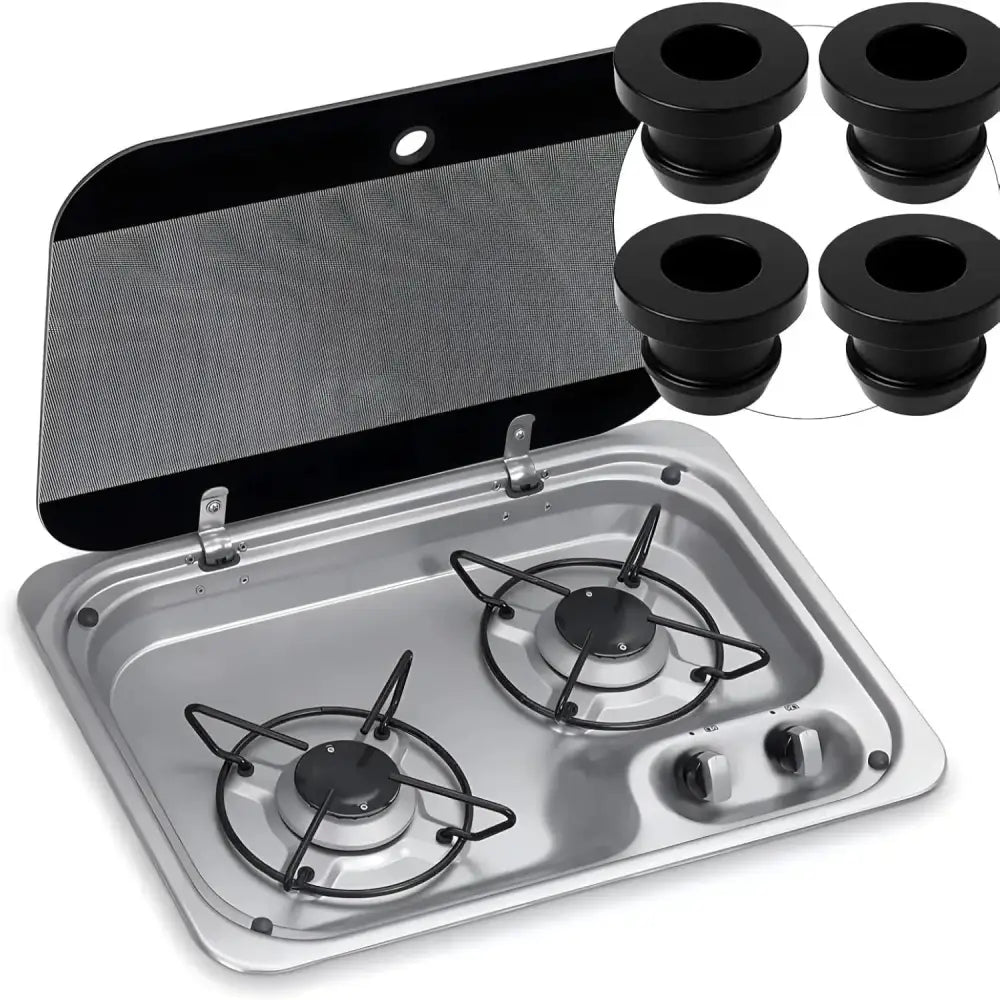 Kitchen Pan Support Grommet Sleeves for RV’s & Caravans (16PCS) - SS