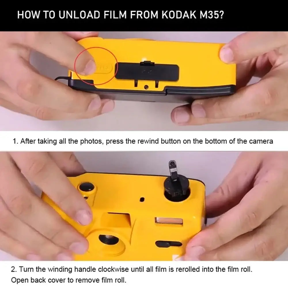 Kodak M35 Film Camera Non-Disposable Original Retro Film Machine Manual Replaceable Reusable Film Camera With Flash