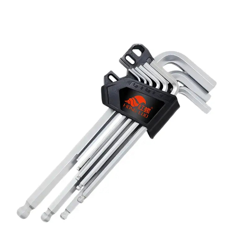L-Type Hex Wrench Set (9Pcs) (7 types available) - Silver A - HBC